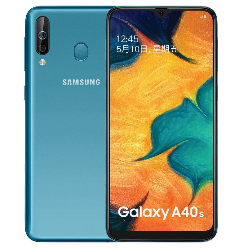 三星 Galaxy A40s 6GB+64GB 水光蓝 超广角后置三摄 大容量电池 移动联通电信全网通4G全面屏手机