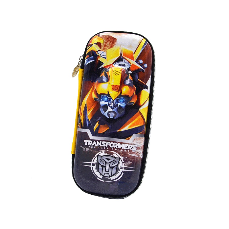 迪士尼(Disney)多功能笔盒 变形金刚2772大黄蜂灰男女童文具盒EVA大容量小学生铅笔盒3D立体压模笔袋 学习用品