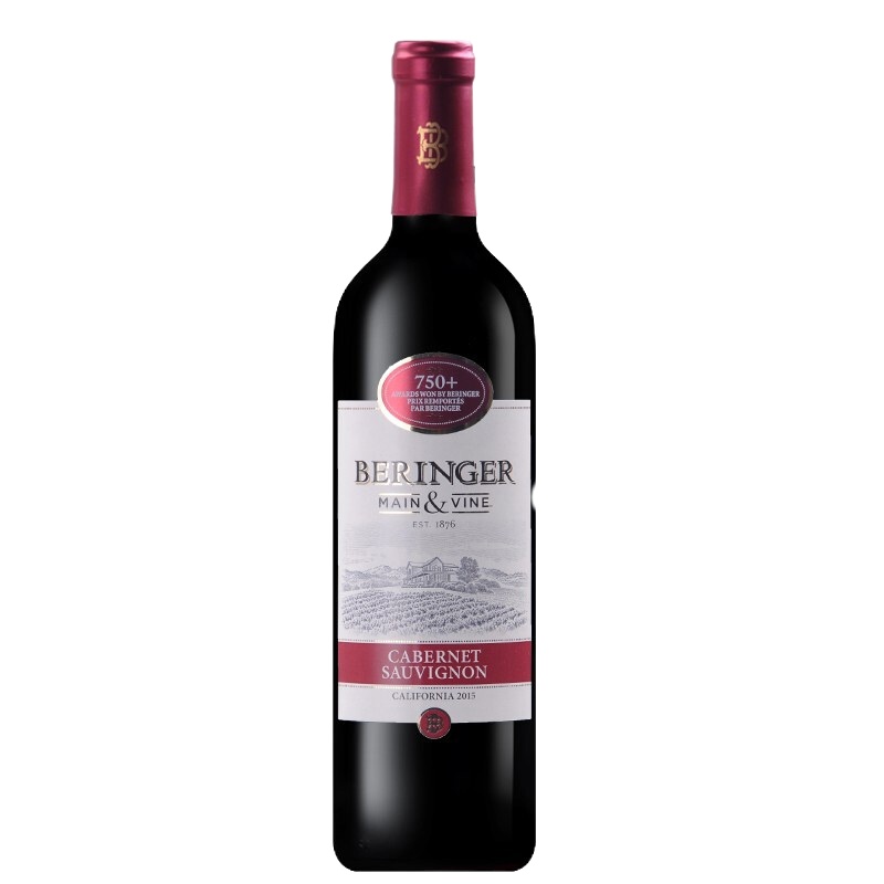 BERINGER贝灵哲MV赤霞珠红葡萄酒750ML【富邑旗下】