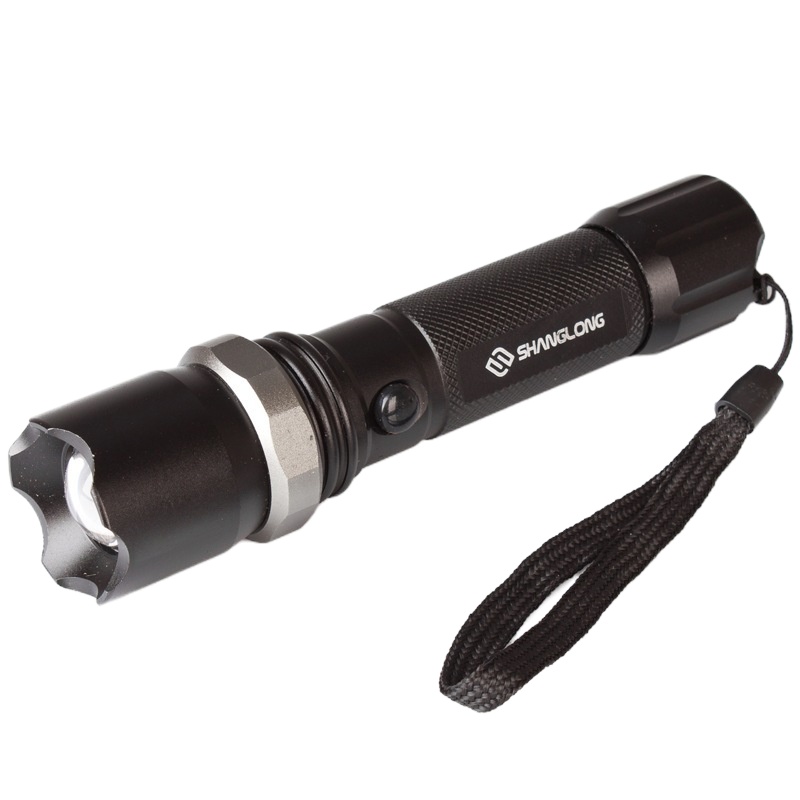 凸镜变焦强光 手电筒套装