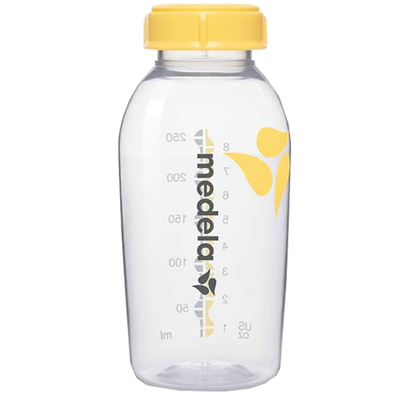 [苏宁红孩子]瑞士美德乐/Medela 单个盒装250ml奶瓶 PP储奶瓶 母乳保鲜 掉落时不易破碎 标准口径 使用轻便