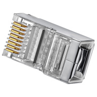 PROUST YC 高品质RJ45 100PCS语音电话线接头 水晶头 网线接线头