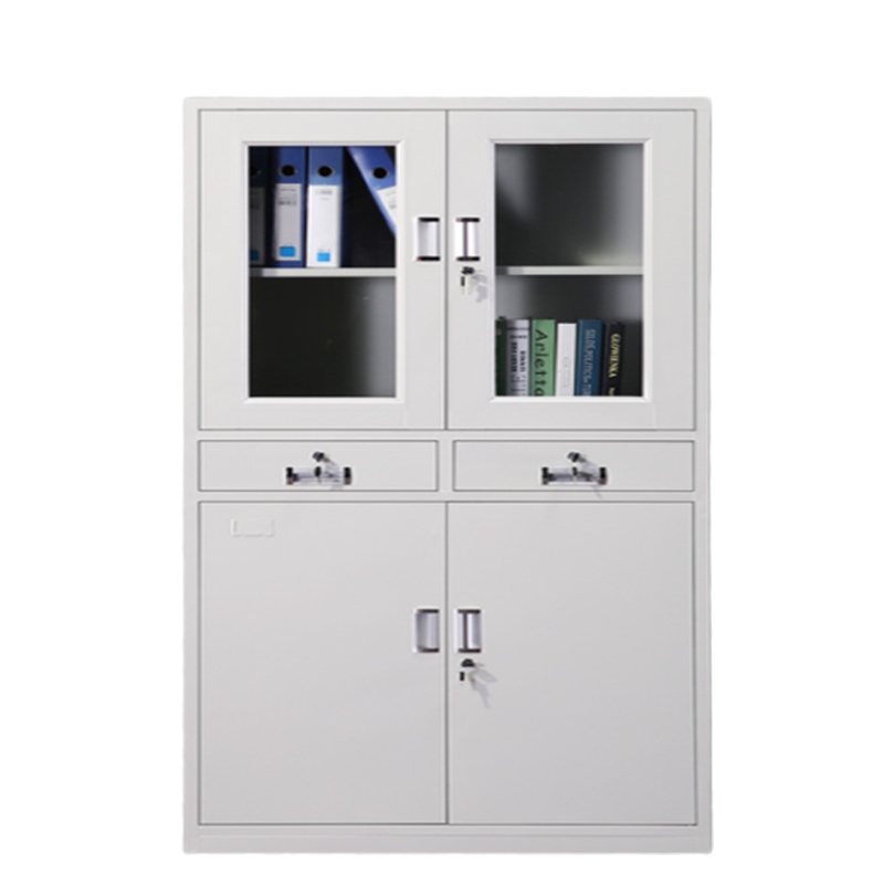 业飞钢制铁皮柜中二斗QY-92文件柜