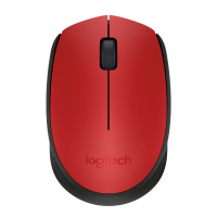 罗技(Logitech)M170×10无线鼠标光电鼠标笔记本台式机电脑便携商务家用办公 红-B2B