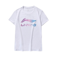 李宁 2019新品 女款运动T恤AHSP304透气短袖文化衫