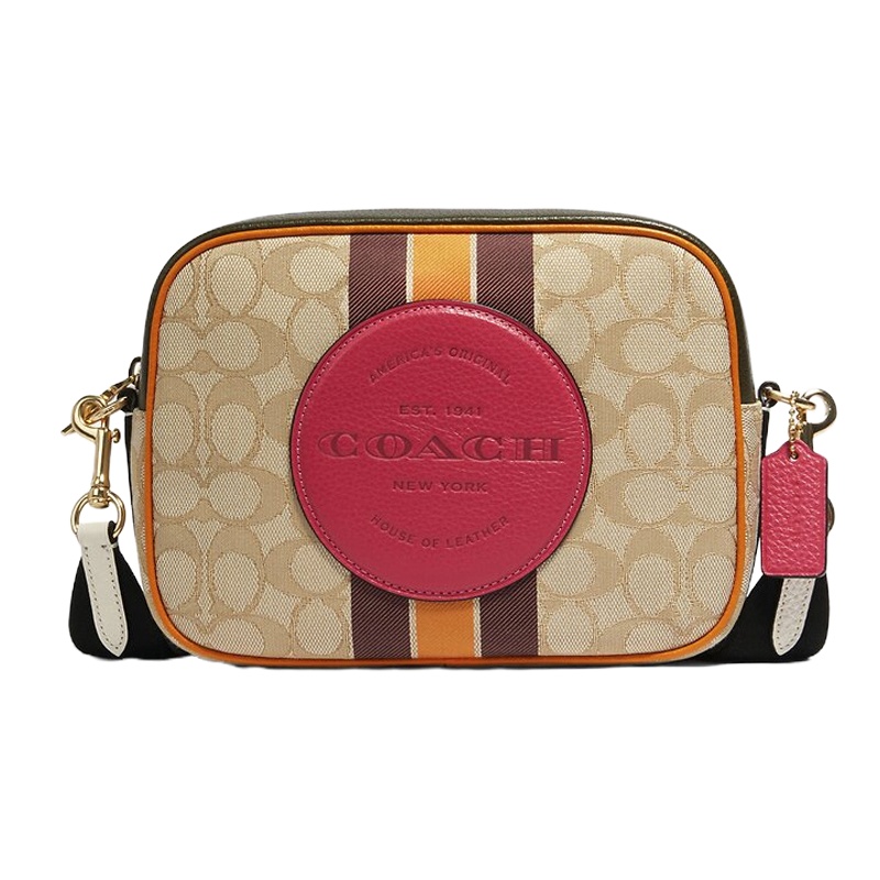 COACH 蔻驰 女士拼色单肩包斜挎包 相机包 F1912IMR1U