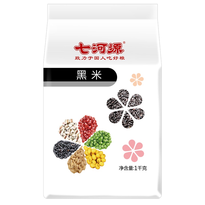 七河源 黑米1kg 大真空