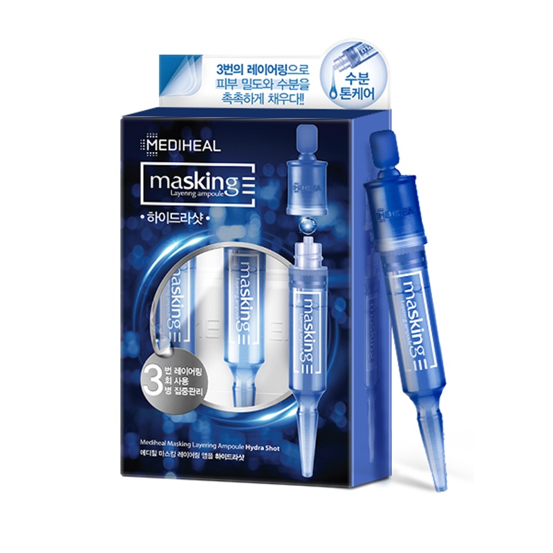 美迪惠尔(mediheal)三重奏焕颜补水安瓶 4MLX3支 面部护肤 精华液 品牌直供 苏宁物流