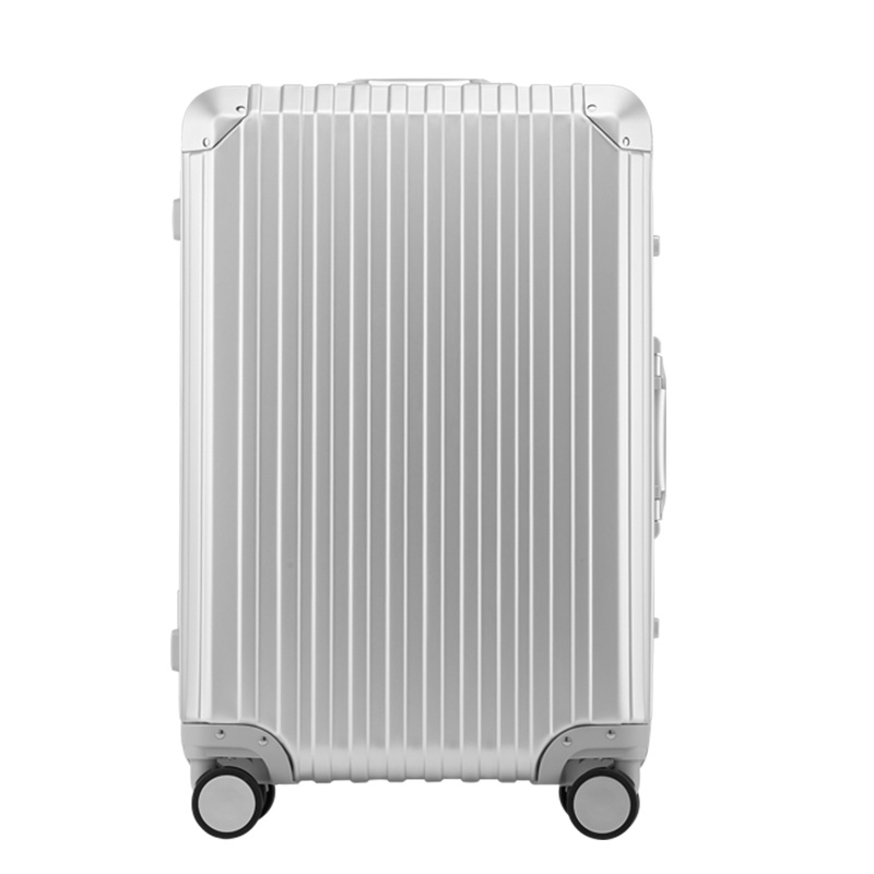 德国全镁铝合金拉杆箱商务旅行箱万向轮行李箱登机箱男女TSA海关24寸红色