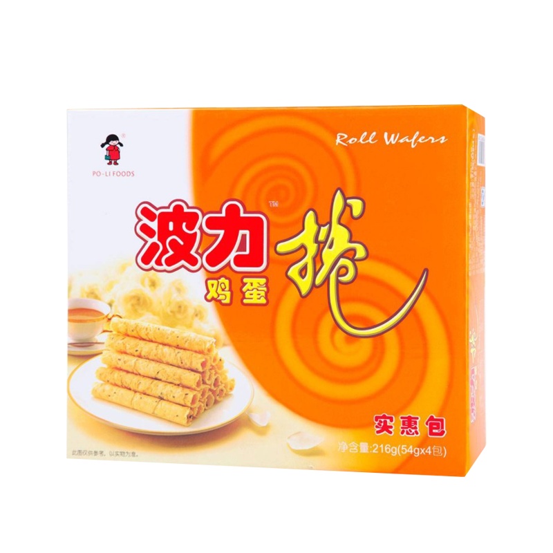 波力鸡蛋卷216g*2