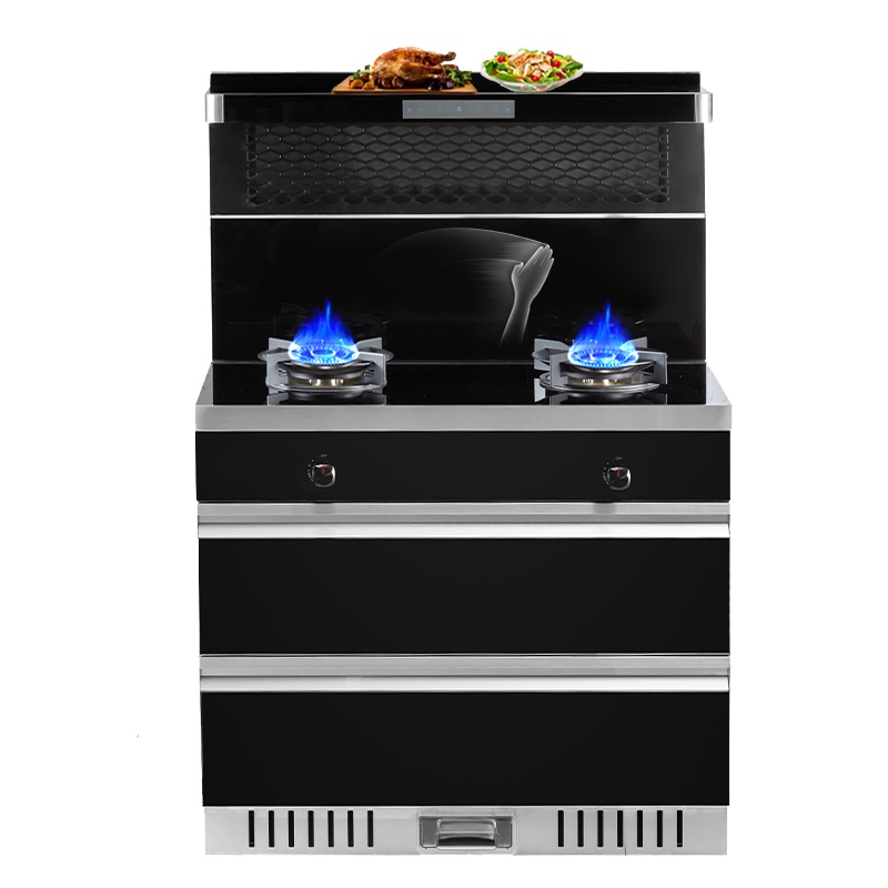 [行业热卖]先科SAST/T10 集成灶 液化气 头部加热 挥手体感开关 侧吸强劲吸力 智能触控更便捷 一机多用