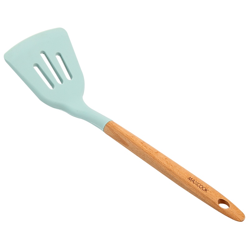美厨(maxcook)硅胶锅铲煎铲 不粘锅煎铲 防烫耐高温炒菜铲平底锅铲 煎蛋煎饺子铲子 不粘锅厨具 MCPJ443