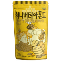 [香甜蜂蜜黄油]汤姆农场(Tom's Farm)蜂蜜黄油味扁桃仁250g/袋 坚果 休闲零食 韩国进口