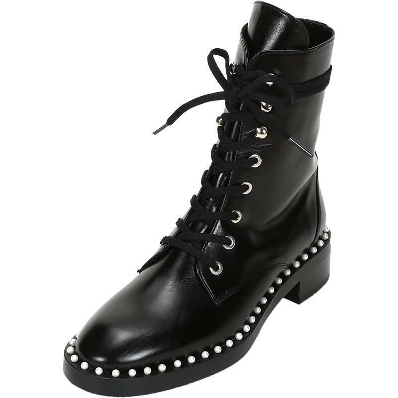 STUART WEITZMAN 斯图尔特·韦茨曼 女士 皮革马丁靴短靴 SONDRA