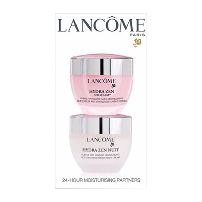LANCÔME 兰蔻 水分缘舒缓抗压保湿日晚护肤套装 日霜+晚霜 50毫升/瓶