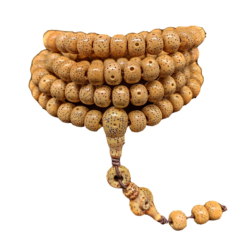 梵心阁 星月菩提108颗佛珠正月手串收藏级高密度海南料原籽 男女通用手链木质