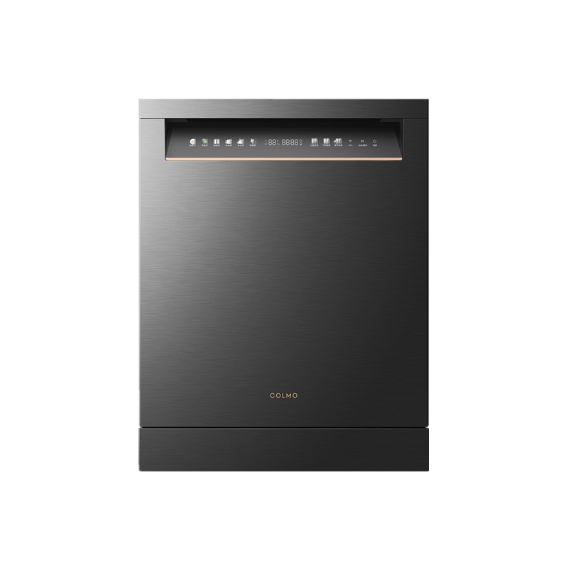 COLMO洗碗机CDS15G33月岩灰 15套大容量超真实大屏四星级消毒离子净除菌净味AI智控高端洗碗机