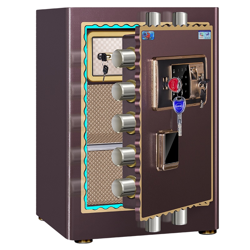 虎牌保险柜家用保险箱办公 50厘米高BGDB-I-50ZQ电子密码指纹保管箱/柜新品