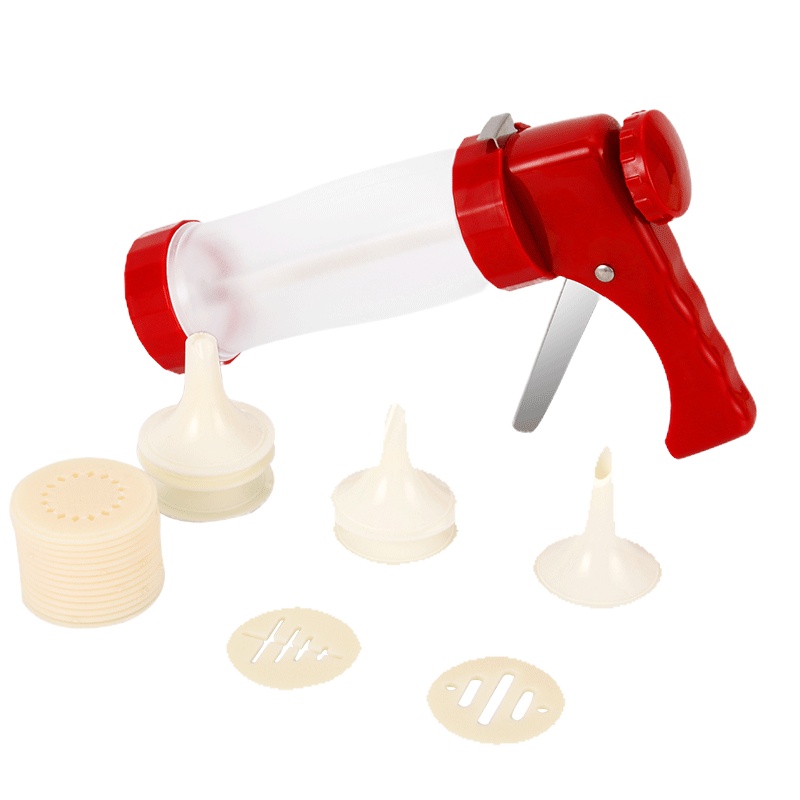 拜杰烘焙工具曲奇饼干模具奶油裱花嘴烘培模具饼干饼干曲奇裱花枪 WSP-96