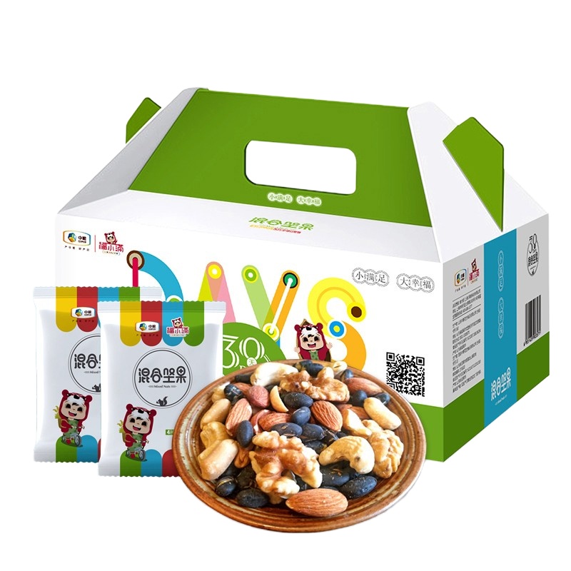 中粮福小满混合坚果组合（每月装）（25g*30袋）ZX