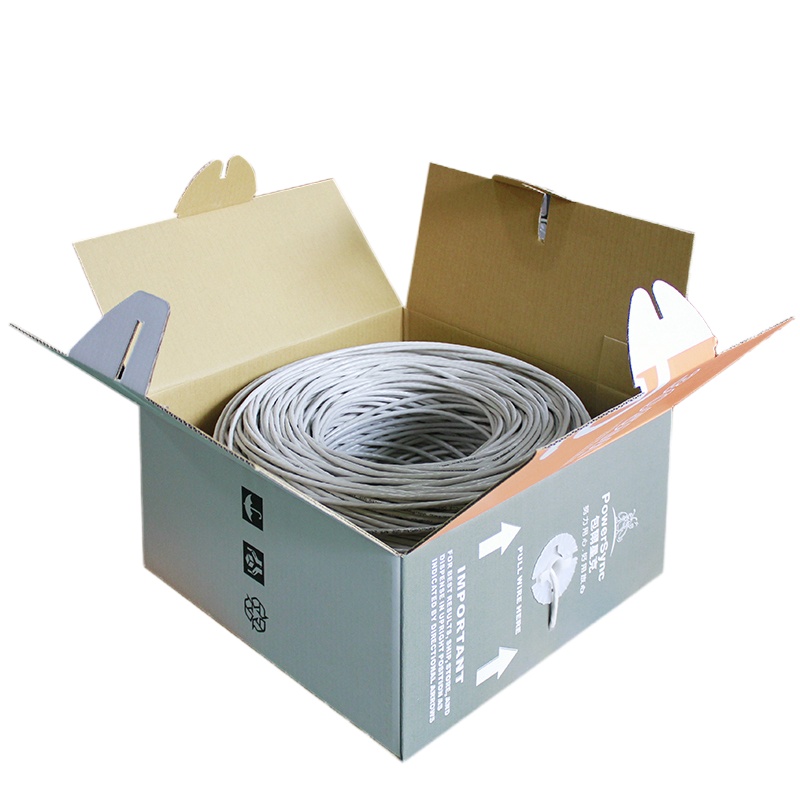 包尔星克 L5GN8305 五类双绞非屏蔽整箱网线 305米 灰色