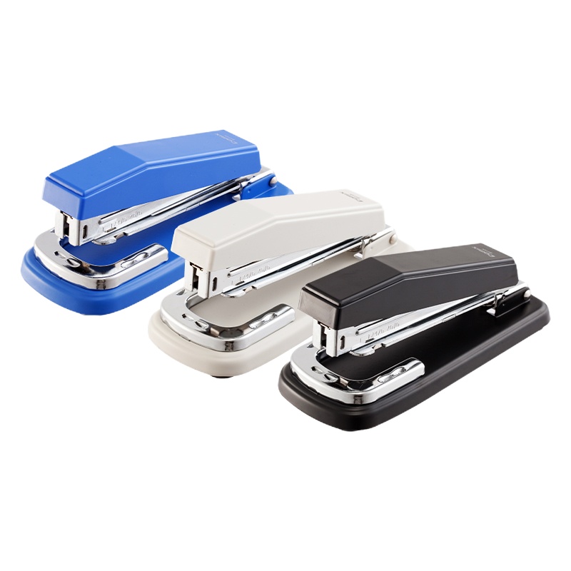 齐心360度可旋转订书机 订书器12# 黑 B414N