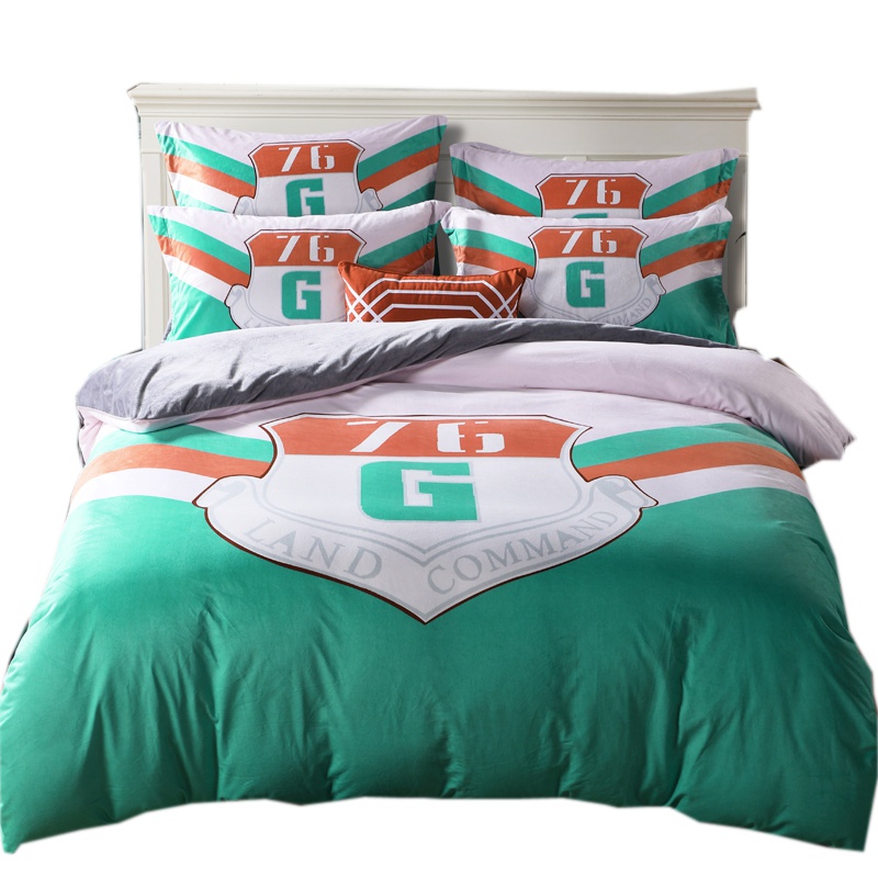 唛乐斯Mallas2019新品数码印花舒暖匹马绒四件套 A版舒棉匹马绒 B版亲肤宝宝绒