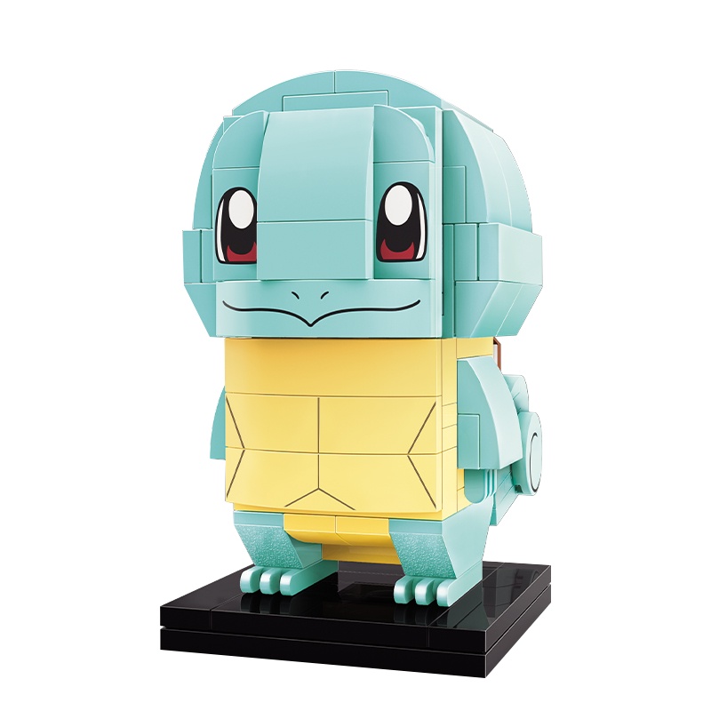 keeppley宝可梦皮卡丘积木小颗粒拼装拼插组装男孩女孩玩具室内摆件杰尼龟A0106