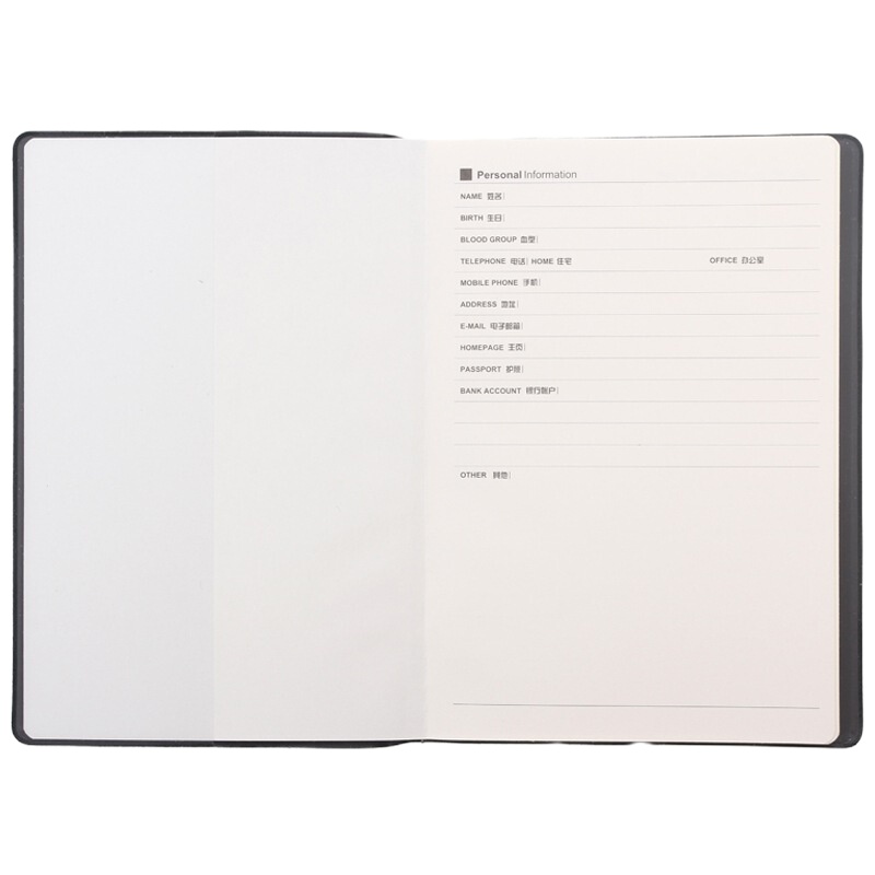 晨光(M&G)APYLM488笔记本 皮革胶套本 A5雅纹皮本 76页商务办公记事本 单个装