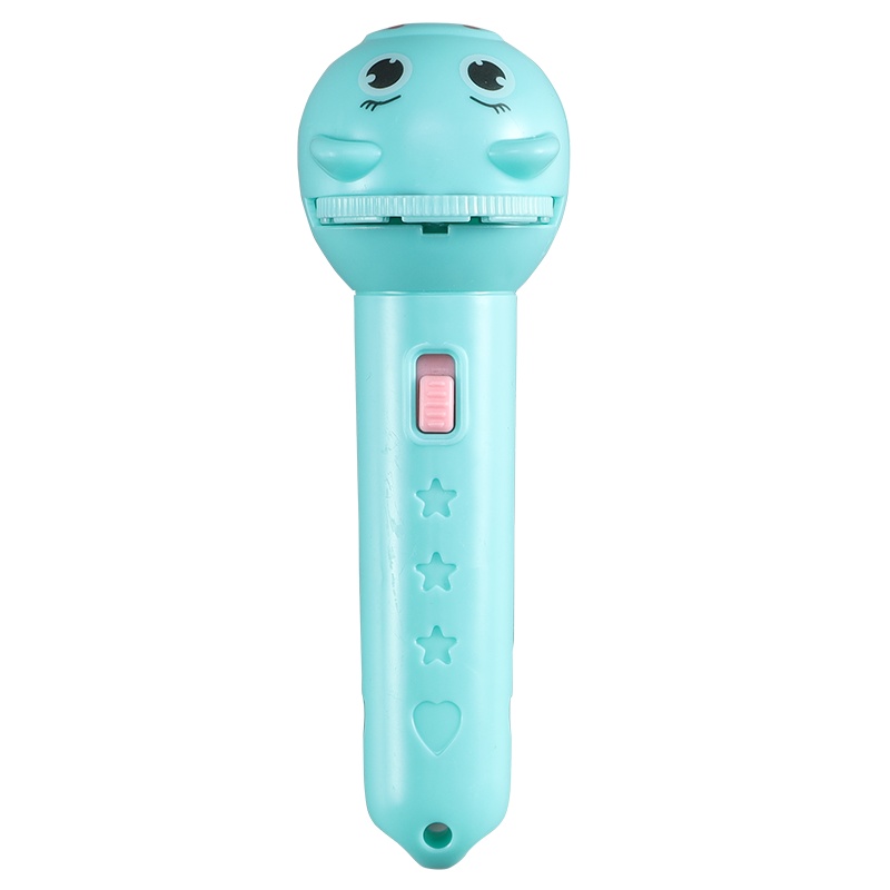 儿童卡通投影手电筒发光玩具宝宝早教识图趣味认知玩具多种图案