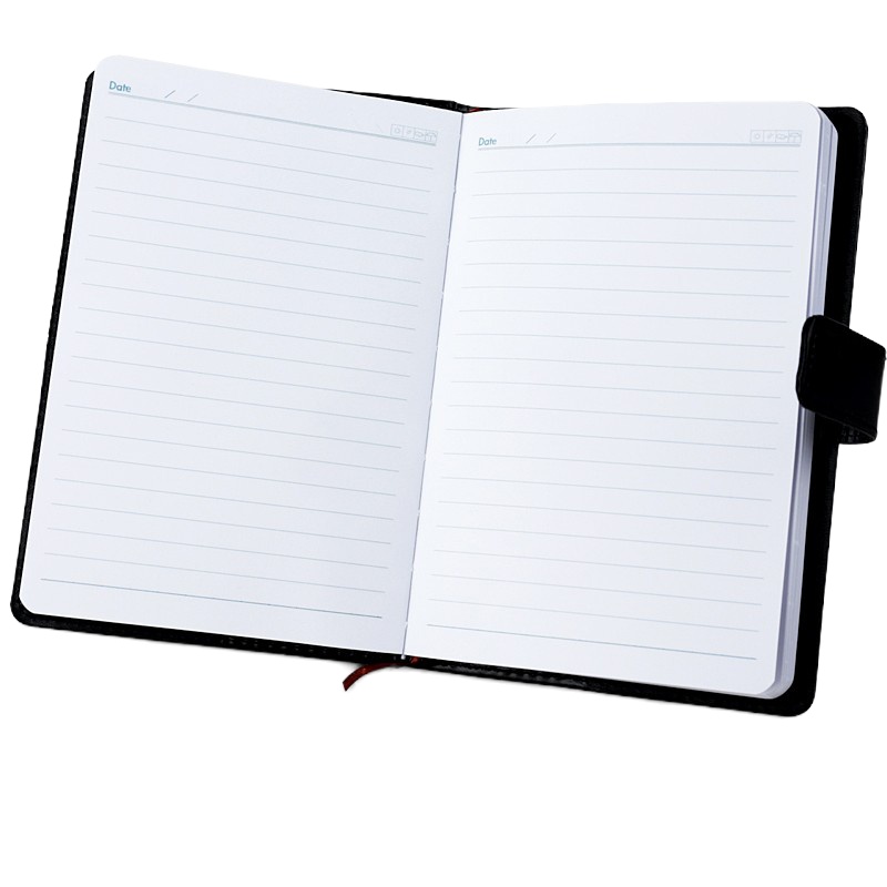 得力 (deli) 记事本 笔记本 优质皮革面本皮面本通用笔记本16K 120张 7941