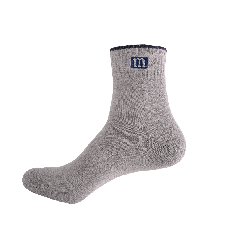 miiow猫人 4双装 袜子男女毛巾袜加厚保暖女士毛圈袜男士中筒袜秋冬MQL7X20761