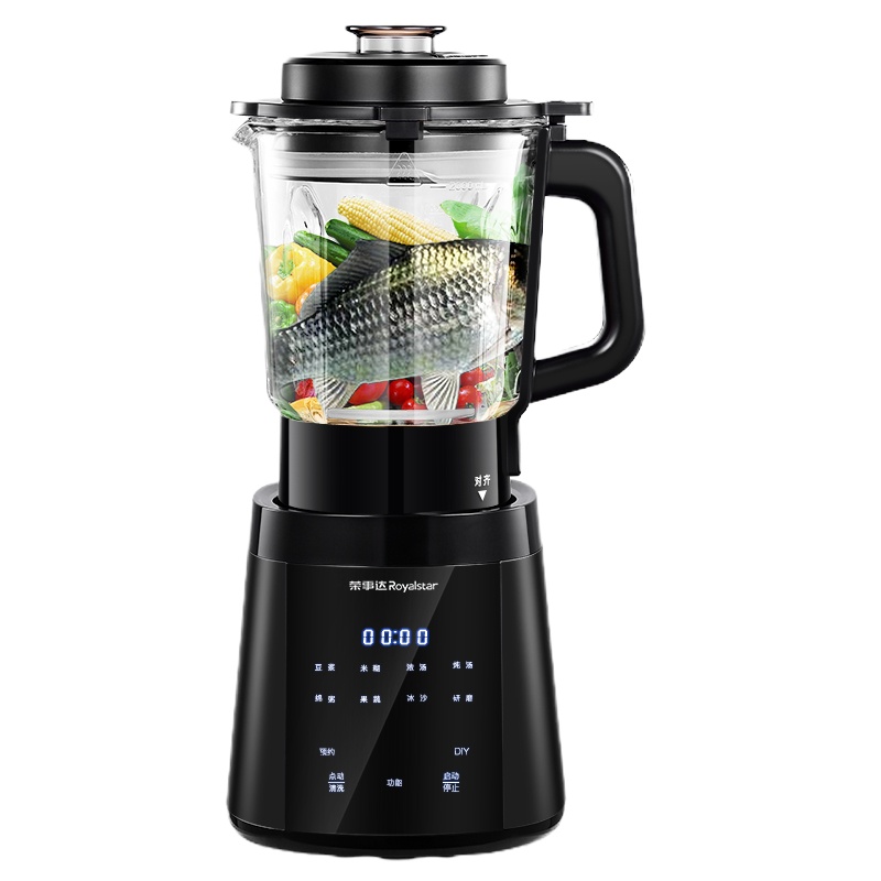 荣事达(Royalstar)冷热双杯破壁料理机RZ-2100D带预约功能2L大容量多功能搅拌机加热豆浆机果汁机辅食机