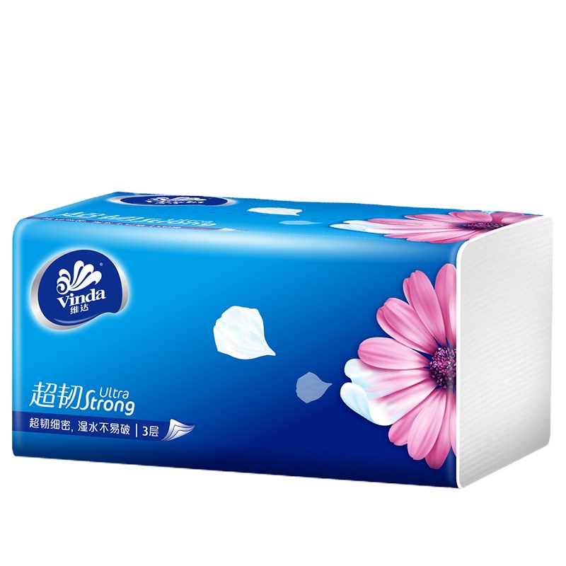 抽纸超韧 三层150抽*18包纸巾