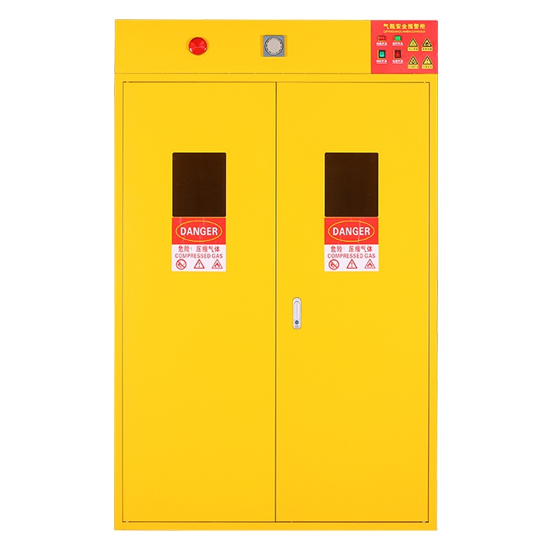 [一鹏]气瓶柜全钢智能带报警实验室化学气瓶存储柜