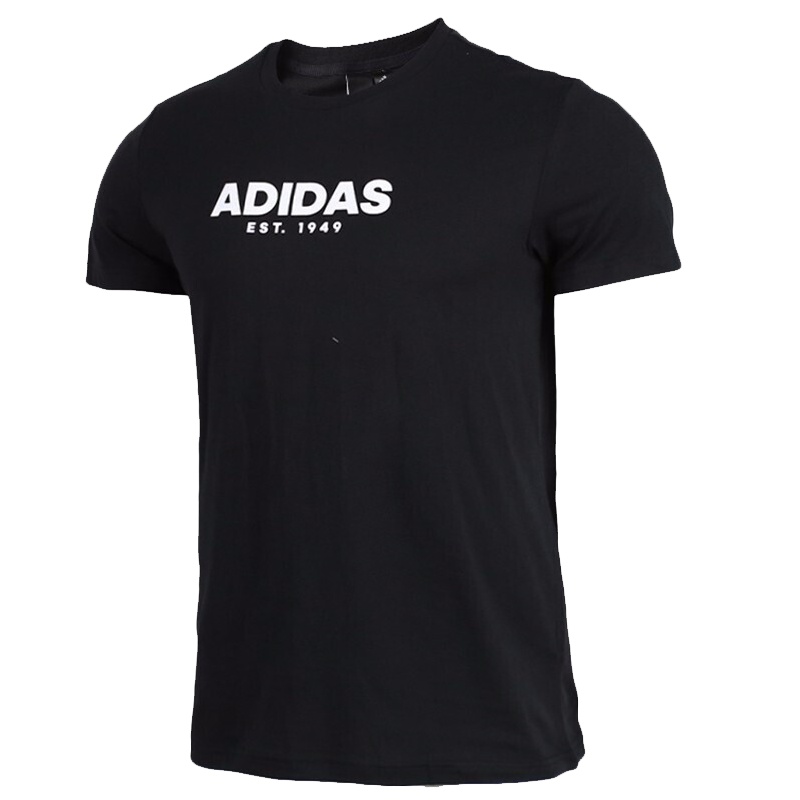 adidas阿迪达斯男装夏季新品运动服棉质透气舒适休闲圆领短袖T恤EK4730 C