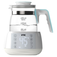 ZTK 电热水壶家用玻璃瓶全自动断电智能恒温保温一体小型煮开水烧水壶 型号Z-TNQ1300蓝色