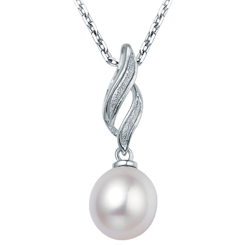 周大福时尚大方925银珍珠坠AQ32479