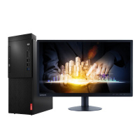 联想(Lenovo)启天M428电脑套机23.8寸显示器 ( i5-9500 16G 1T+256G SSD DVD)