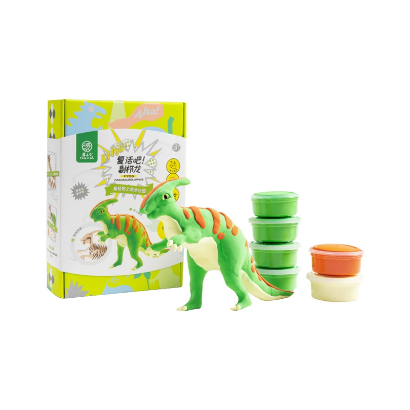 若小贝 恐龙粘土 副栉龙 FY06