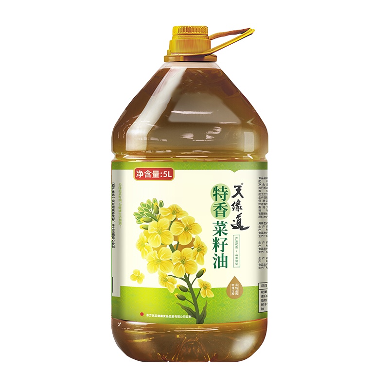 天缘道 特香菜籽油5L 食用油