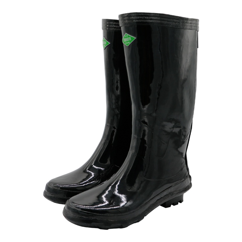 双安 耐酸碱长筒靴 防腐蚀防化学品橡胶靴 耐磨防滑雨靴 41码