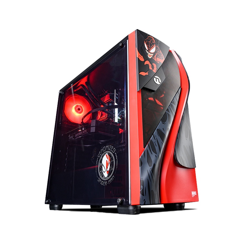宁美国度电脑主机十代i7 10700F/3070/3080 高配组装电脑台式 全套漫威授权款毒液蜘蛛侠吃鸡GTA5游戏主机