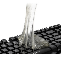 电脑键盘清洁泥清洁软胶汽车数码清洗清理工具去尘胶除尘贴清洁套装适合电子产品(一袋装)