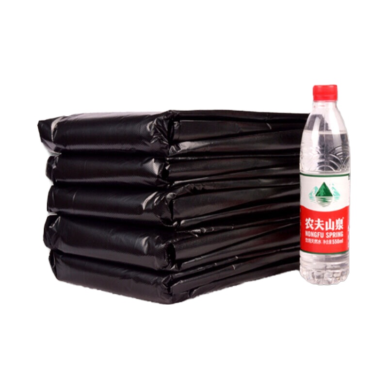 垃圾袋加厚黑色平口塑料袋50*60（100个装）