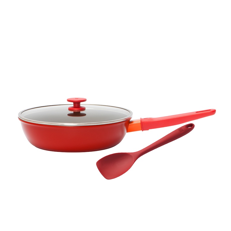 双立人(ZWILLING)Now系列24cm超高多用深煎锅不粘家用中式炒菜锅