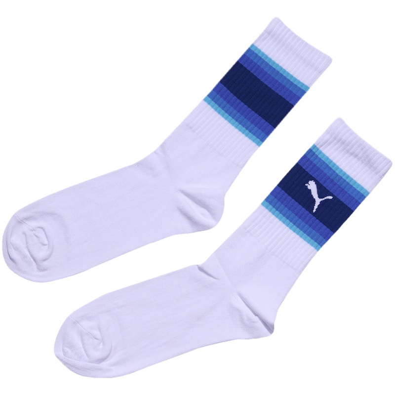 PUMA彪马男袜女袜袜运动袜休闲中袜一对装袜子907779