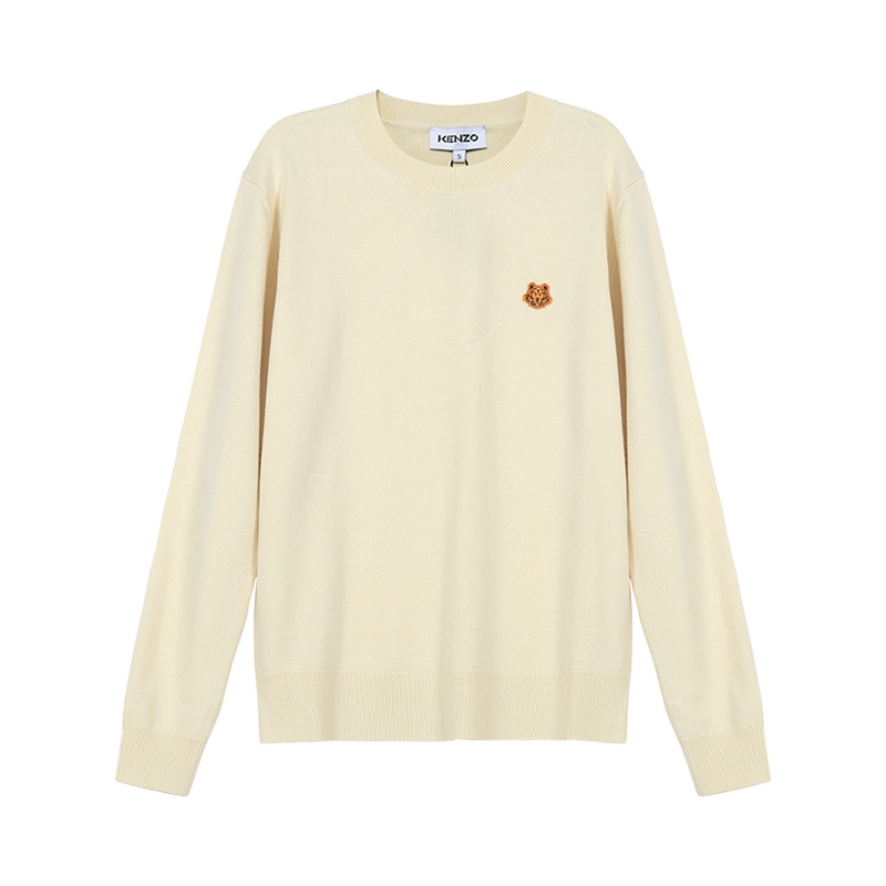 高田贤三 KENZO 男士羊毛圆领长袖针织衫毛衣 FB6 5PU642 3TA