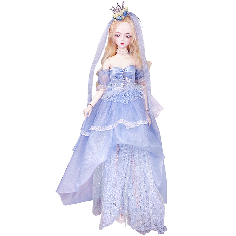 德必胜娃娃DF梦童话娃娃公主套装大礼盒古装娃娃改妆换装仿真洋娃娃儿童男孩女孩玩具生日礼物 辛德瑞拉DF18401