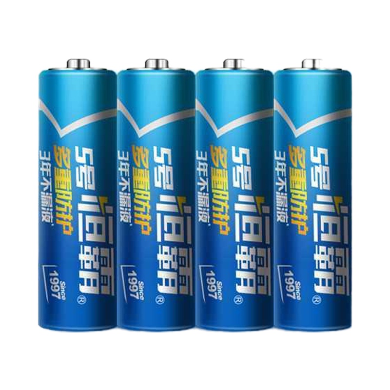 5号碳性电池上架4粒装
